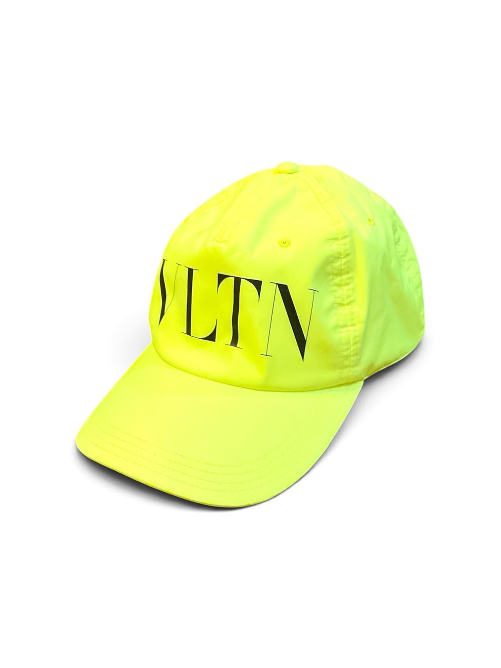 Valentino Garavani Neon Yellow Baseball Cap Unisex NWT - Picture 2 of 9